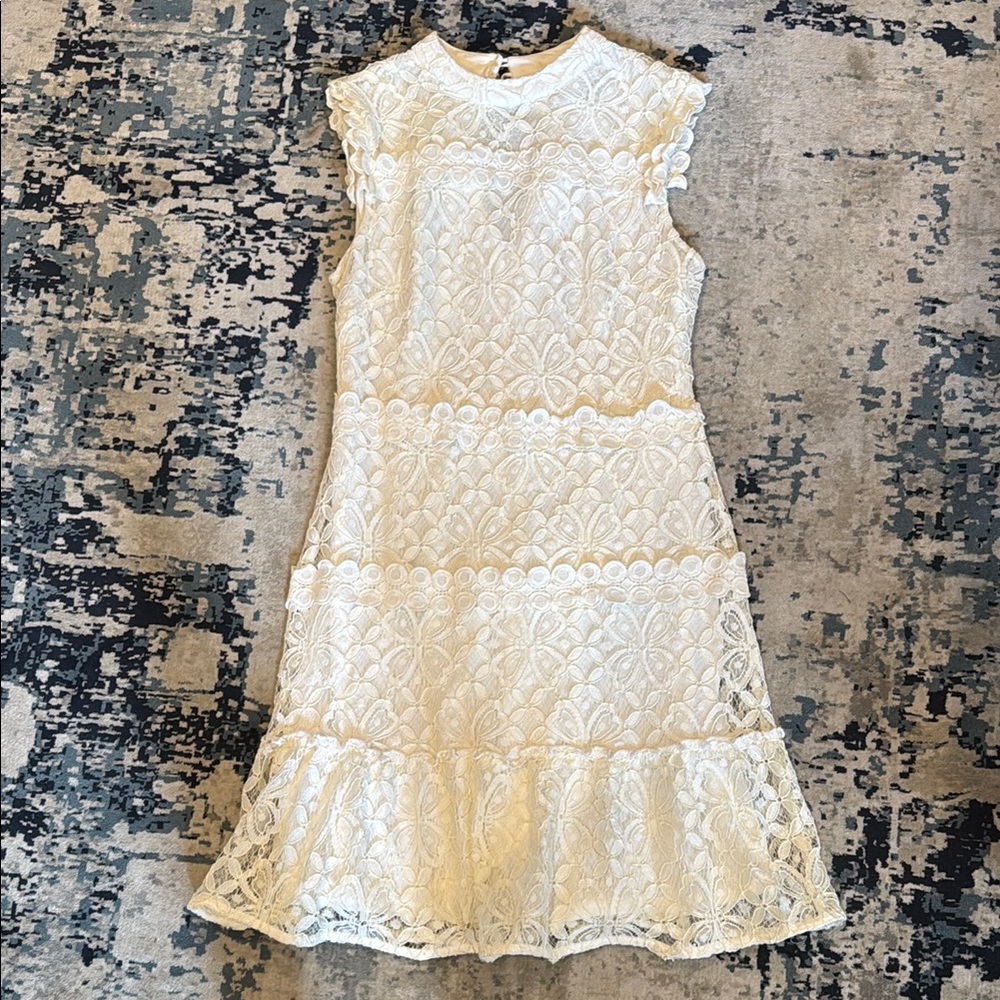 Julia Jordan White Lace Dress
